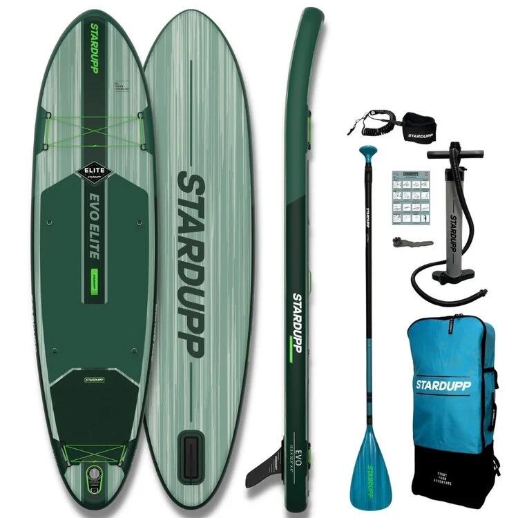 Stardupp evo elite stand up paddle (sup) 10'8 set -- 3 year warranty