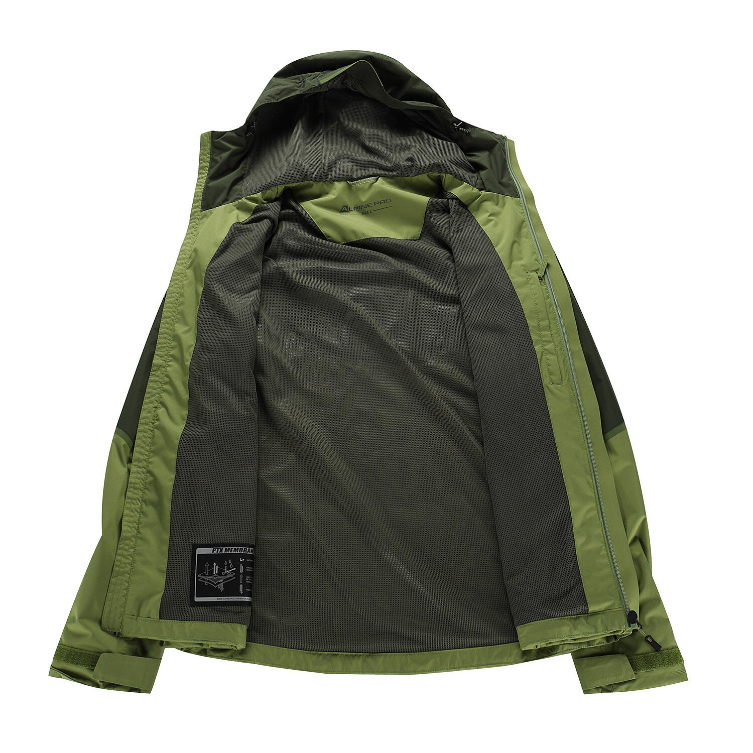 Chaqueta impermeable NOREM 2 hombre ALPINE PRO Verde 3/7