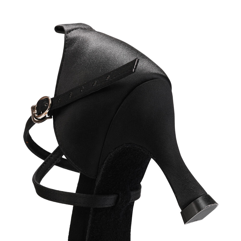 Sapatos de dança latino Burtan "malaga" salsa kizomba - preto 7 cm 4/7