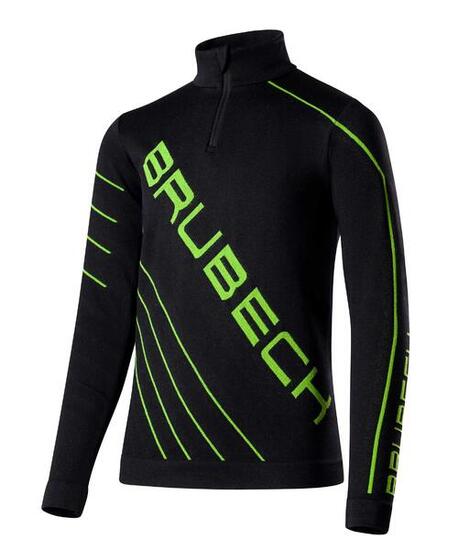 Bluza piłkarska dziecięca z krótkim ekspresem Brubeck DRY JUNIOR