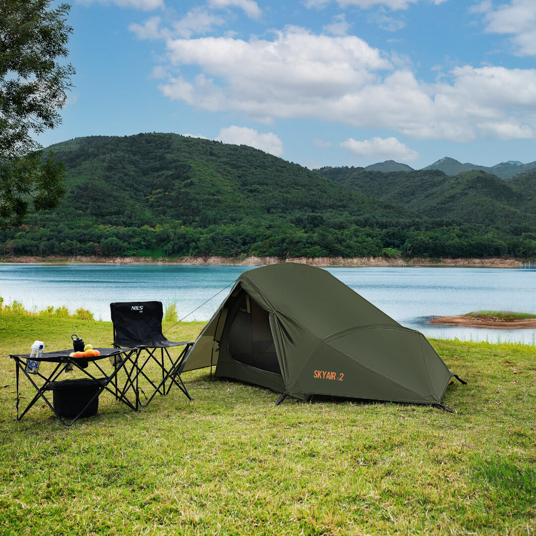 Trekkingtent lichte, compacte 2-persoons  (2,4 kg), NILS CAMP NC2502 3/7