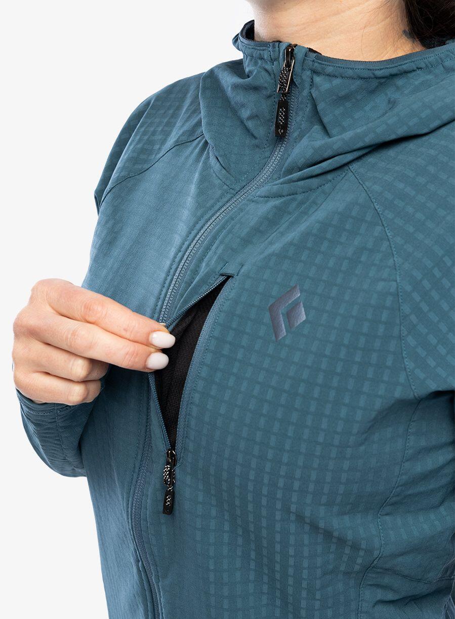 Bluza z kapturem damska Black Diamond Coefficient Storm FZ Hoody 6/7