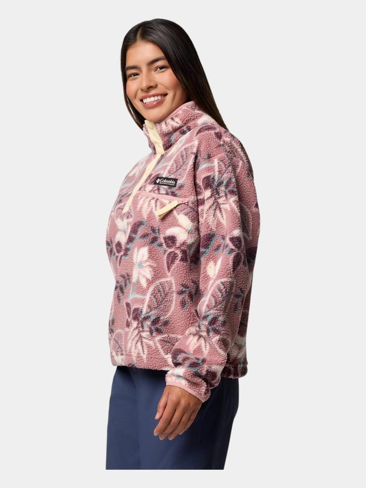 Sweter damski Columbia Helvetia II Printed Cropped Half Snap