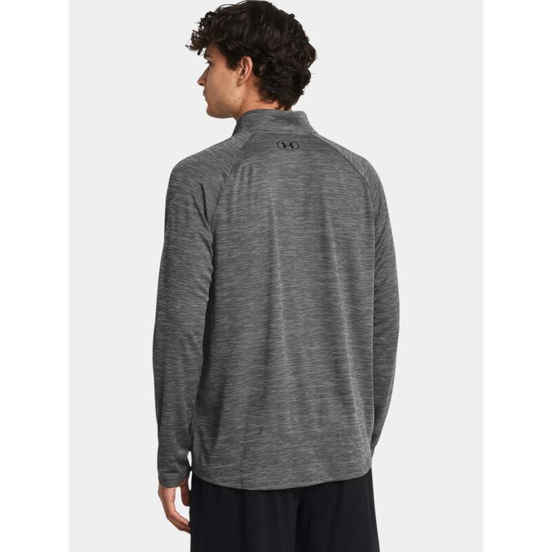 Tricou cu maneci lungi, pentru sport UA Tech Textured 1/2 Zip barbati