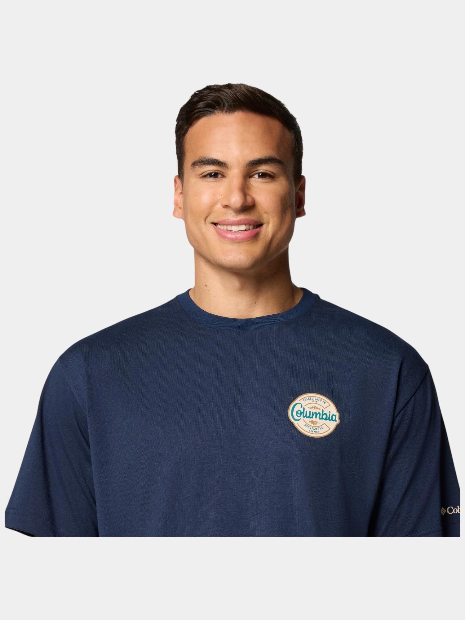 Koszulka sportowa męska Columbia Cedar Trail Graphic 5/6