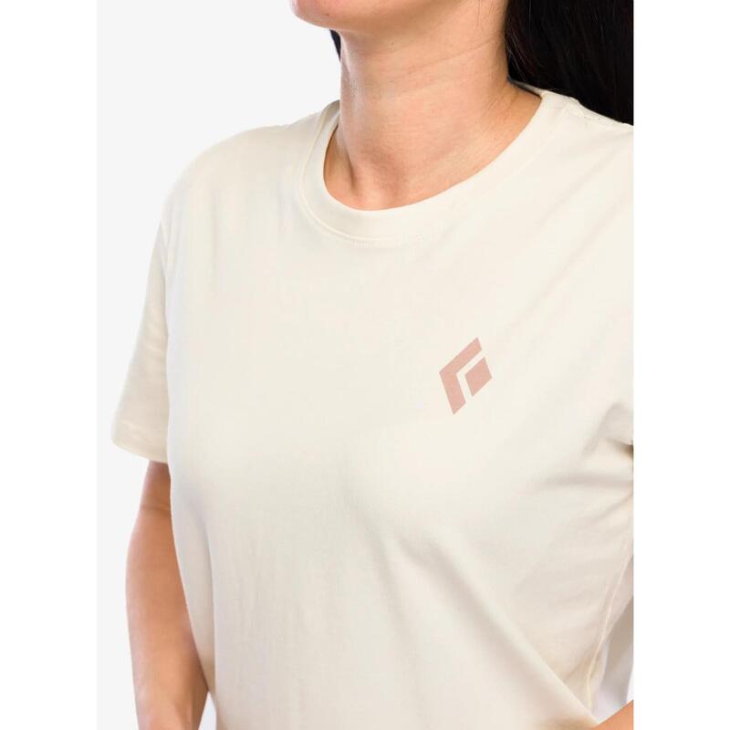 Koszulka bawełniana damska Black Diamond Heritage Badge SS Tee