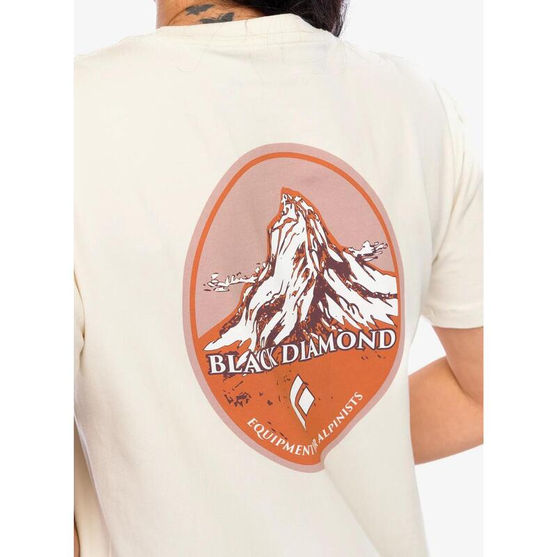 Koszulka bawełniana damska Black Diamond Heritage Badge SS Tee