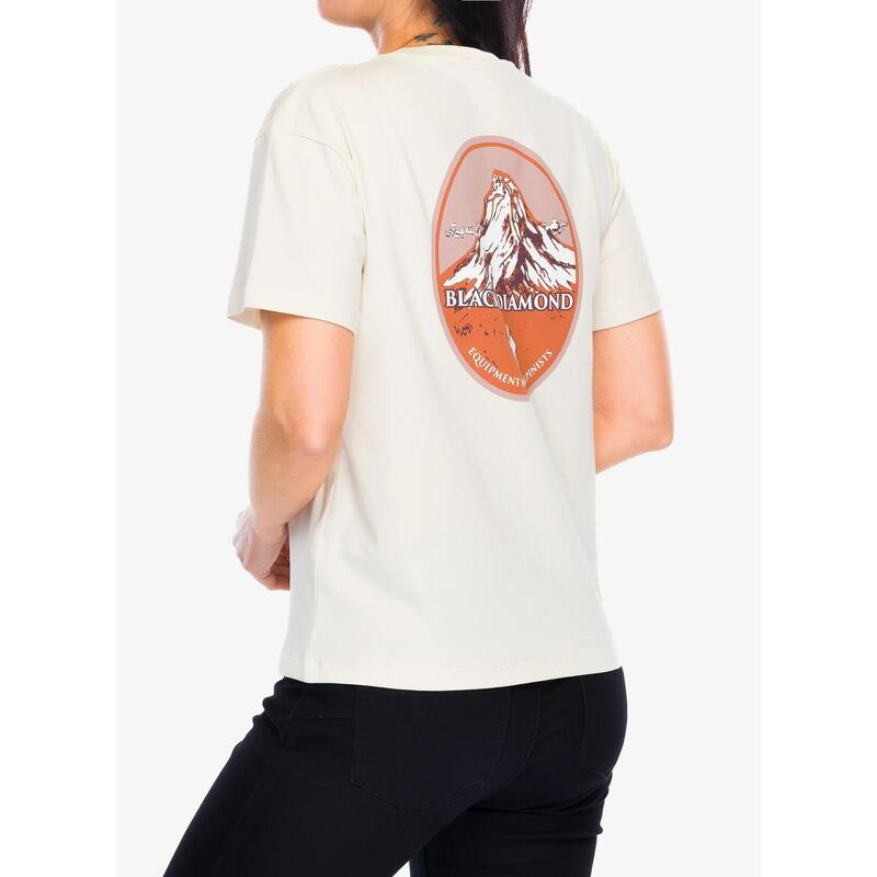 Koszulka bawełniana damska Black Diamond Heritage Badge SS Tee