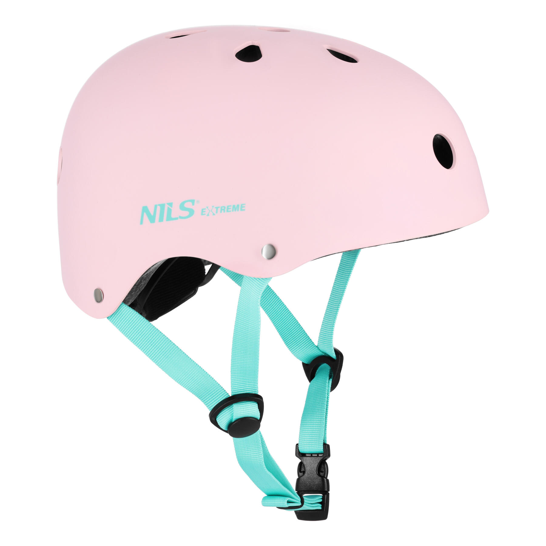 Nils Extreme - Casque Pour Rollers, Skateboards Et Trottinettes  Nils Extreme Mtw001-1 - Casque - Bleu|rose - L/58-61,5 Cm - Decathlon