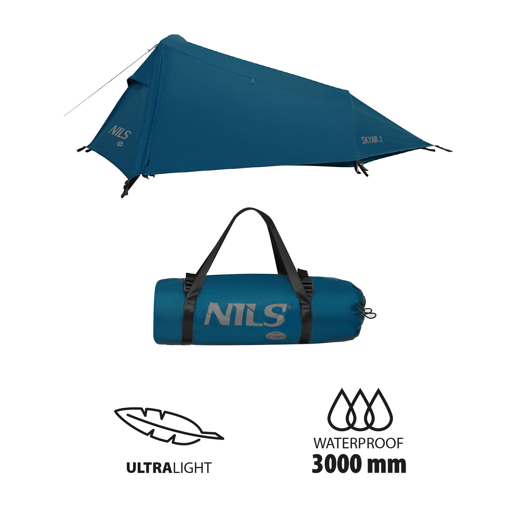Ultra lichte tent NILS Camp NC2502 Skyair 2 | Decathlon
