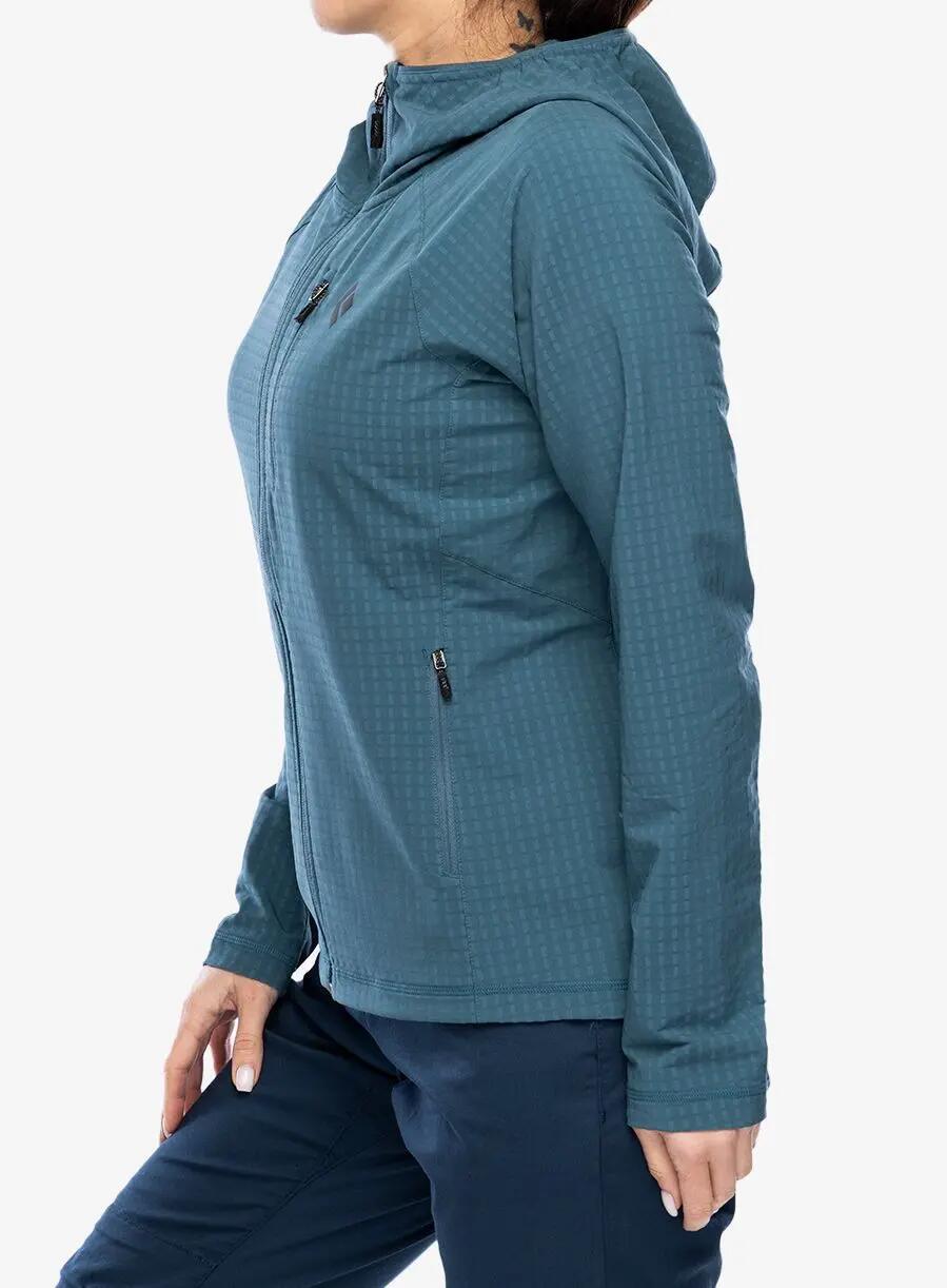 Women's Black Diamond Coefficient Storm Hoody Blue 5/7
