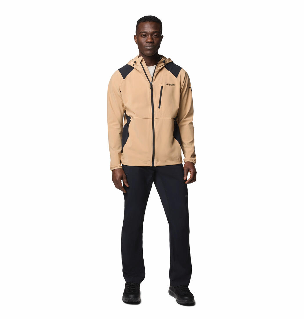 Jaqueta softshell masculina Columbia Triple Canyon com capuz 4/7