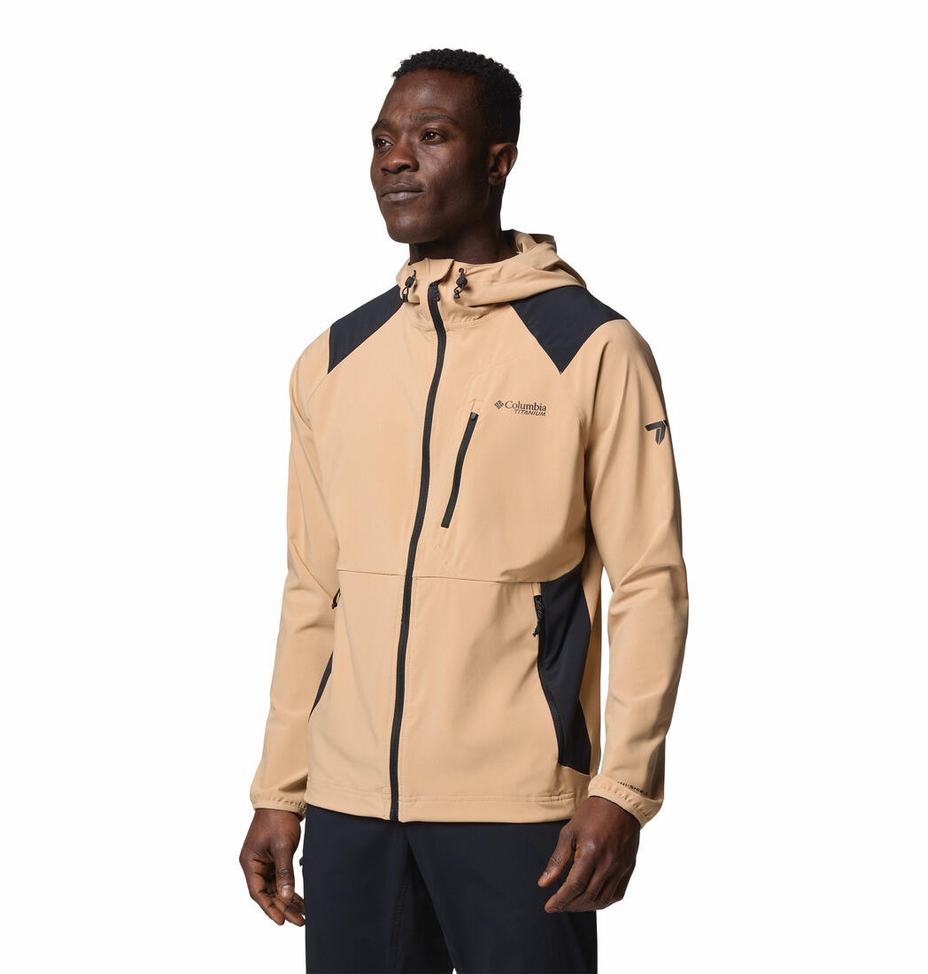 Jaqueta softshell masculina Columbia Triple Canyon com capuz 3/7