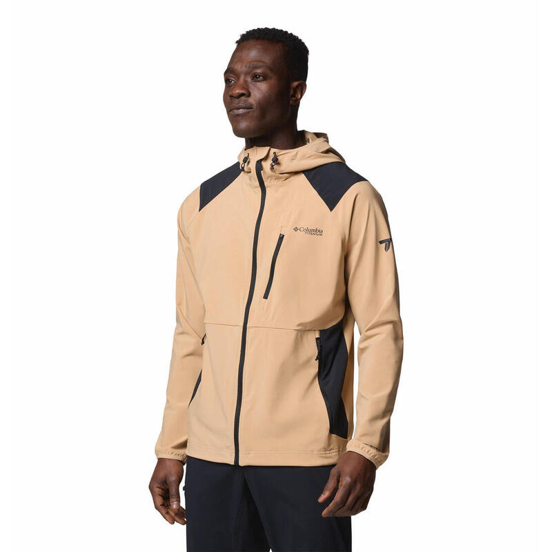 Geacă softshell pentru bărbați Columbia Triple Canyon cu glugă