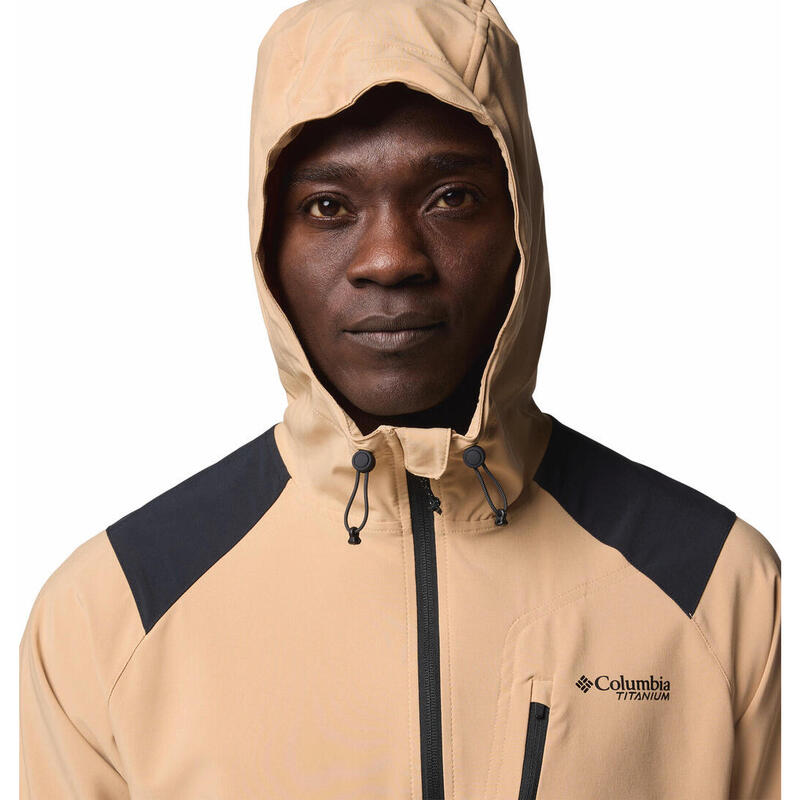Geacă softshell pentru bărbați Columbia Triple Canyon cu glugă