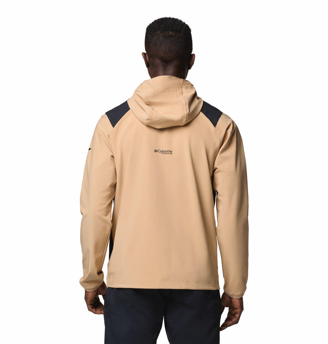 Jaqueta softshell masculina Columbia Triple Canyon com capuz 2/7