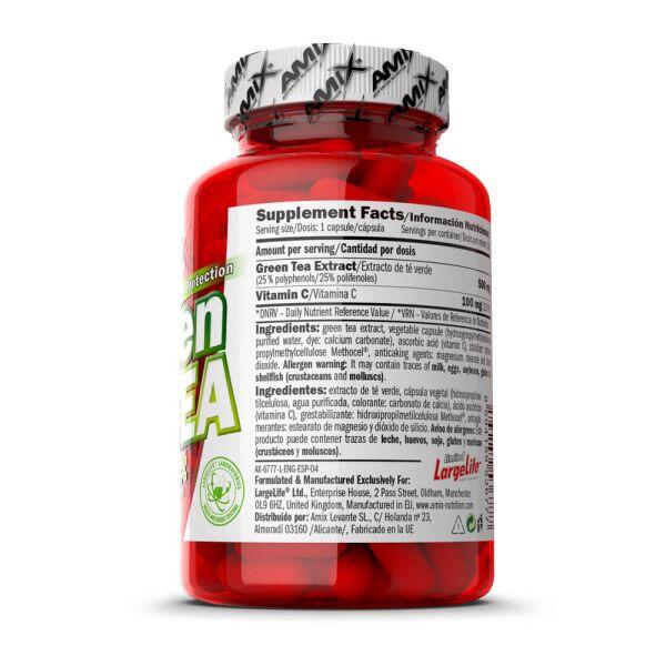 Green Tea With Vit C 100 Caps 3/5