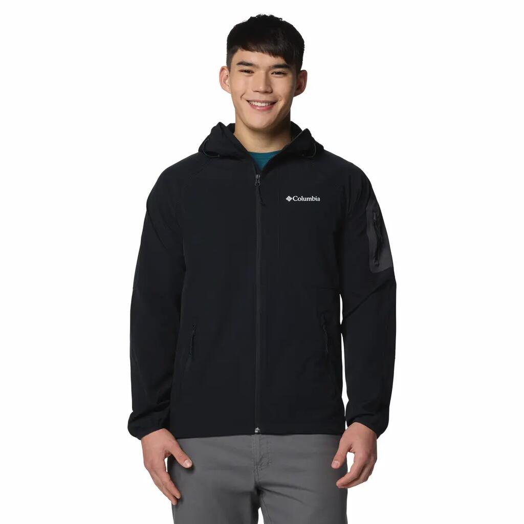 Jacket Columbia Tall Heights II Black Softshell