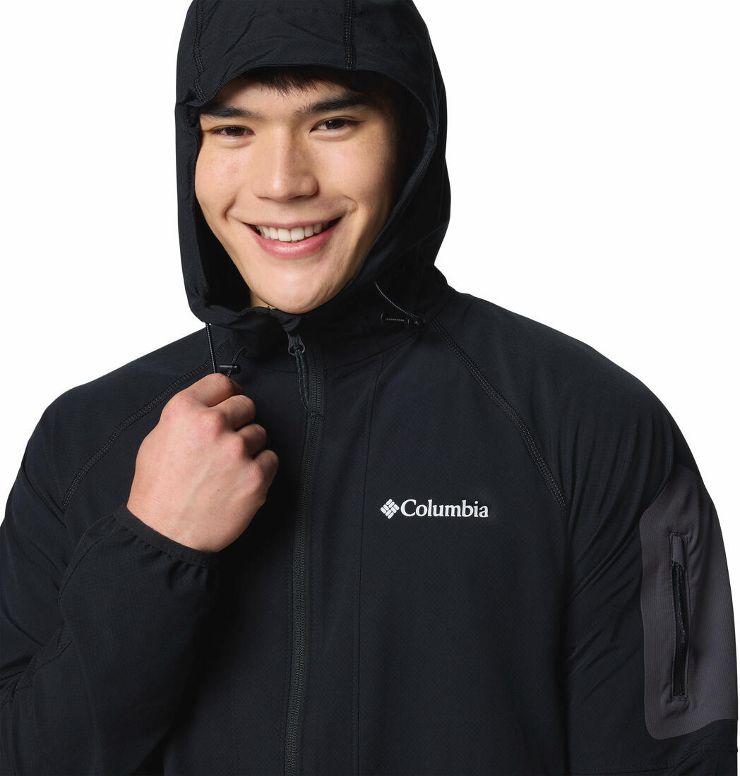 Chaqueta Columbia Tall Heights II Softshell Negra 5/7