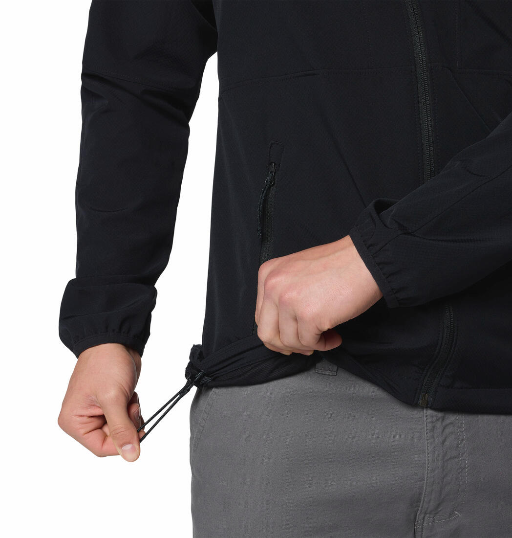 Chaqueta Columbia Tall Heights II Softshell Negra 6/7