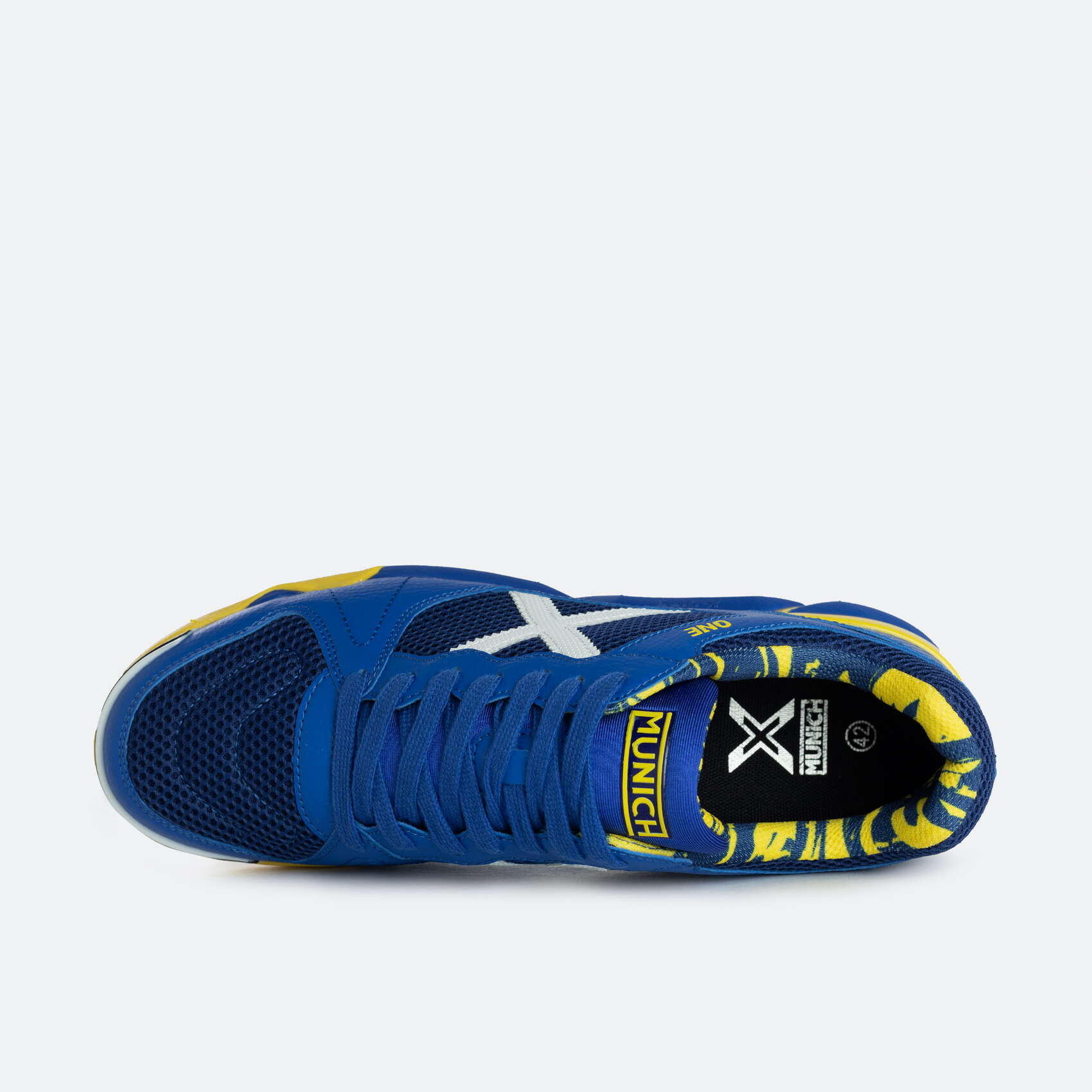 Zapatillas Fútbol Sala Hombre MUNICH ONE 60. Azules 4/5