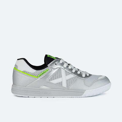 Zapatilla de futbol sala MUNICH Continental V2 plateado