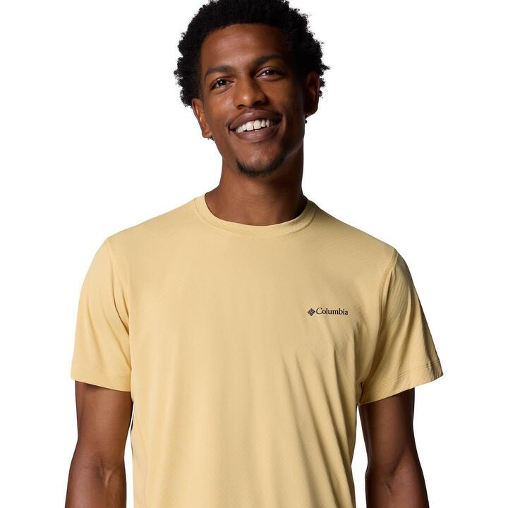 Columbia Thistletown Hills Chemise de randonnée à Manches Longues et col Rond pour Homme, City Grey Heather, M