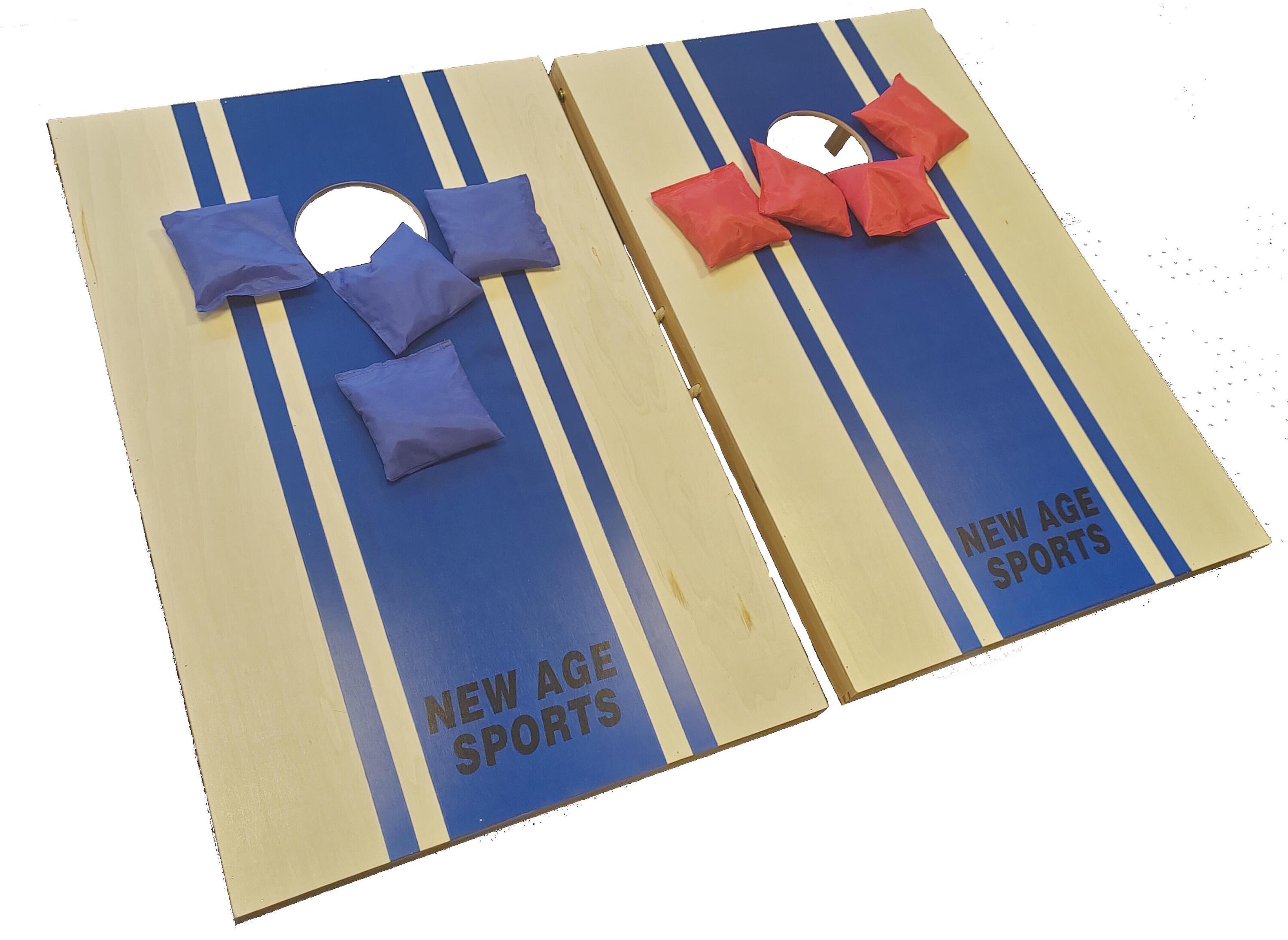 NEW AGE KURLING Cornhole Complete Game Set 2 Boards & 8 Bags