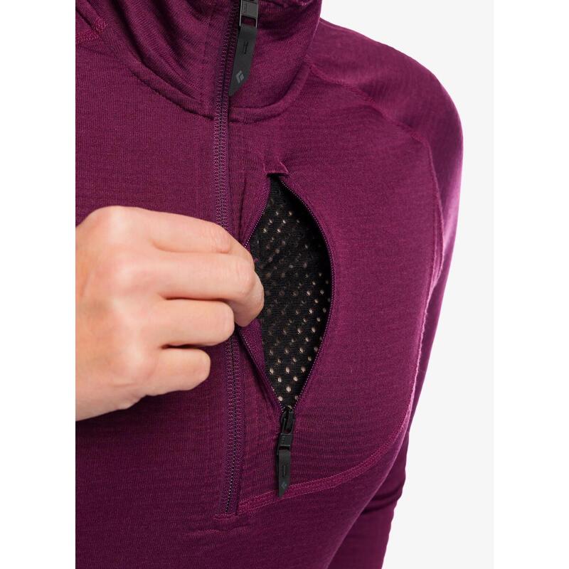 Bluza de drumeție pentru femei Black Diamond Coefficient LT QZ