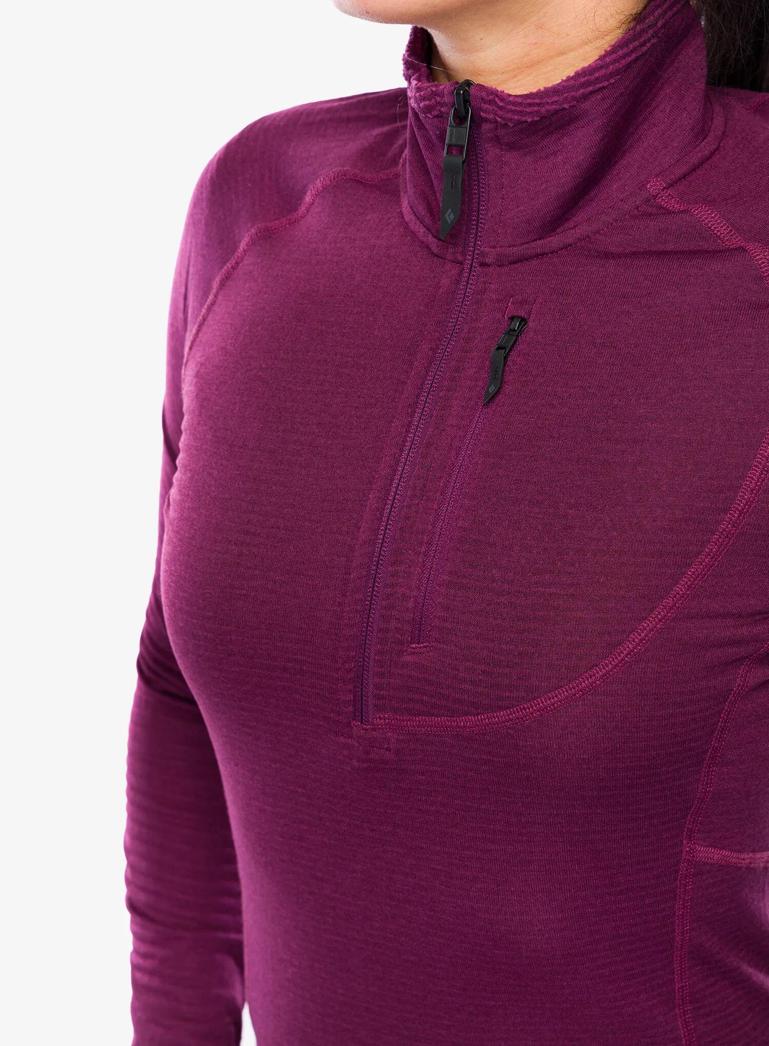 Felpa da trekking donna Black Diamond Coefficient LT QZ 5/7
