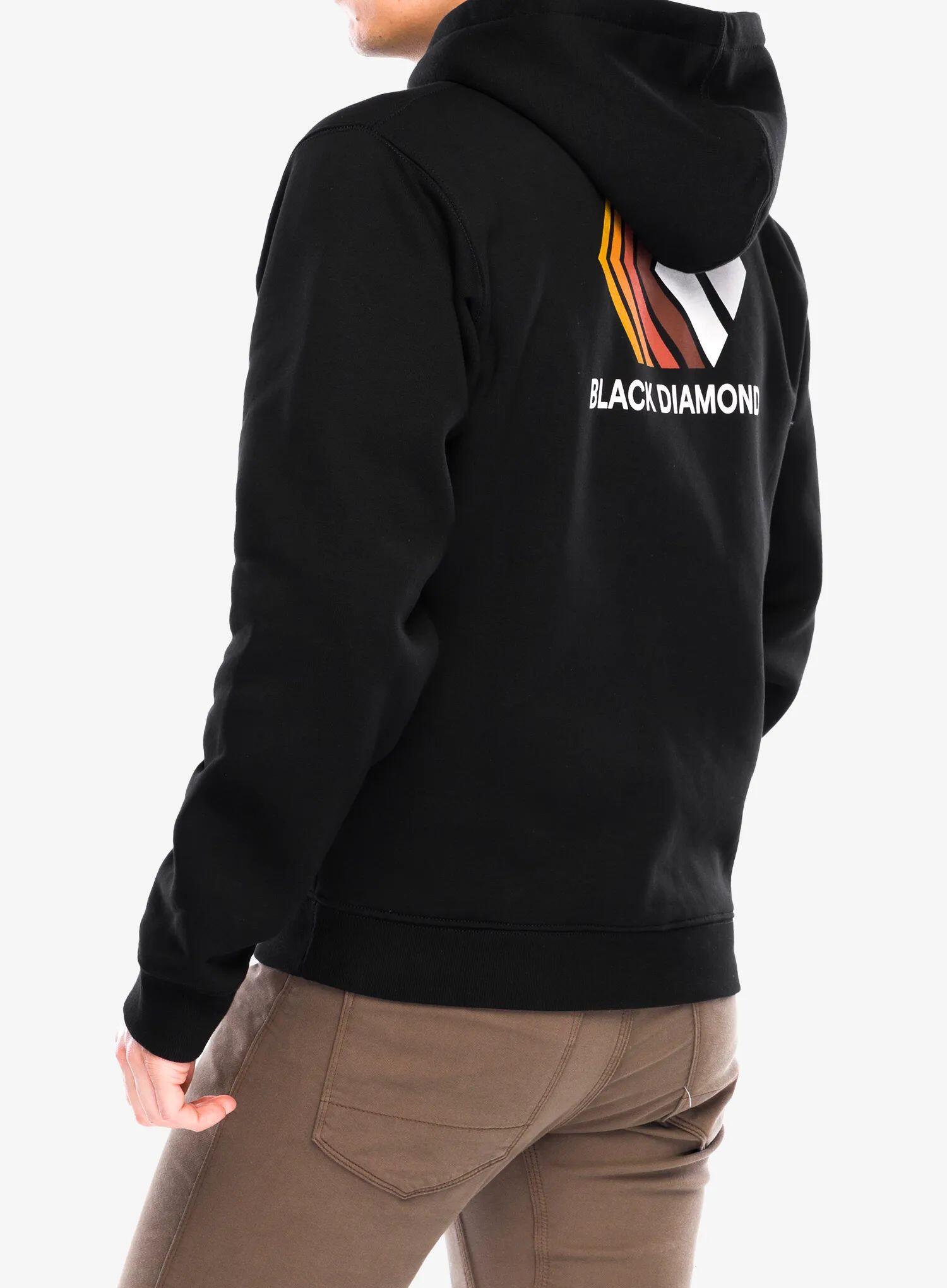 Sweat à capuche zippé intégral pour homme Black Diamond Faded 2/7