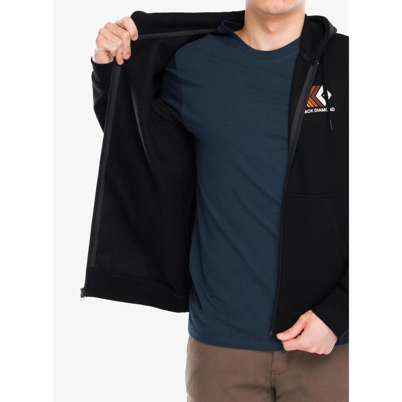 Hanorac bărbați Black Diamond Faded Full Zip