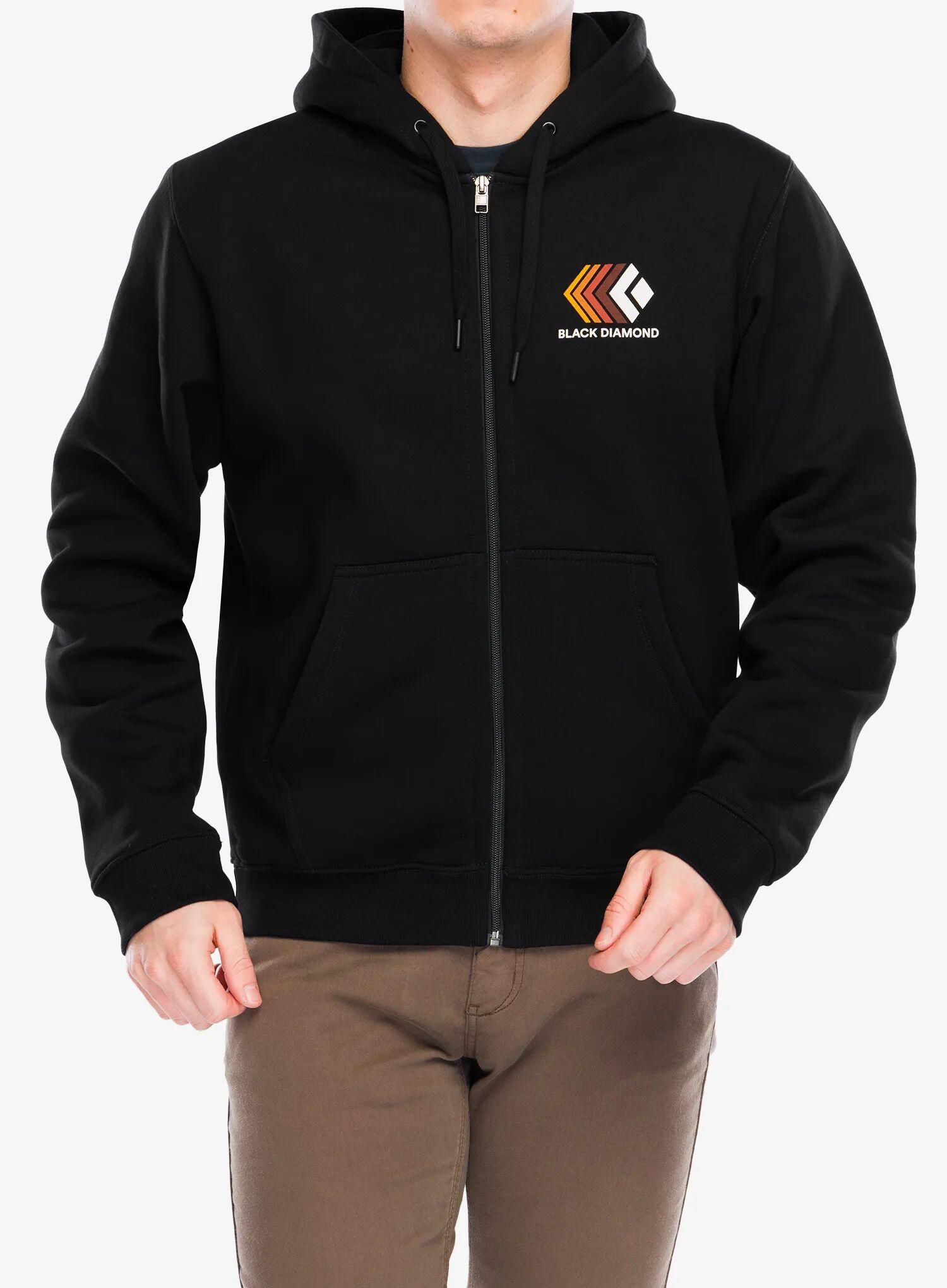 Sweat à capuche zippé intégral pour homme Black Diamond Faded 6/7