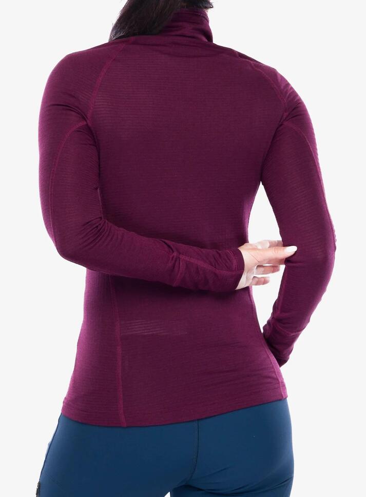 Bluza termoaktywna damska Black Diamond Coefficient LT Quarter Zip Pullover