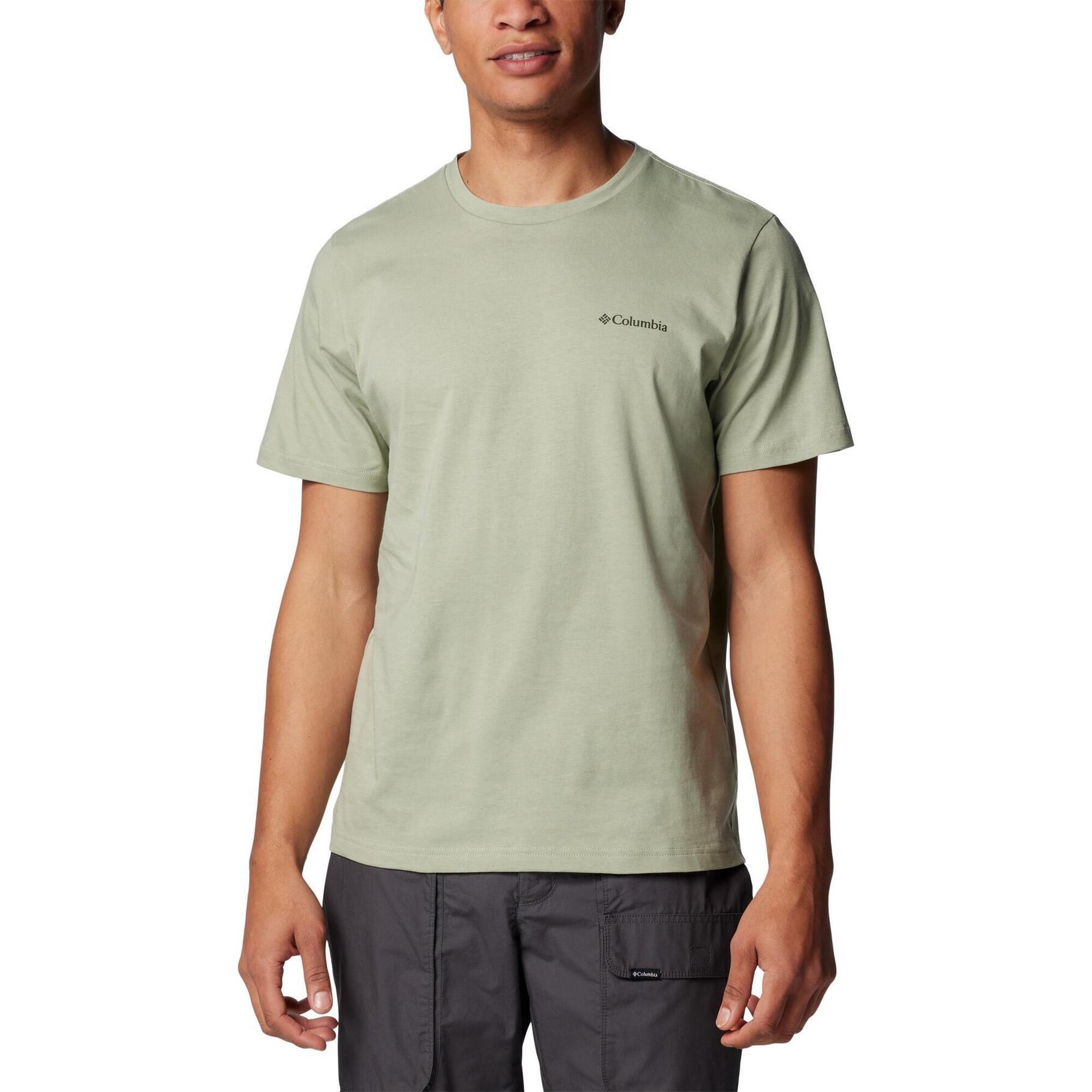 Columbia - T-shirt Columbia Modèle 1934824348 Pour Homme - Maillot Manches Courtes - Vert - Decathlon