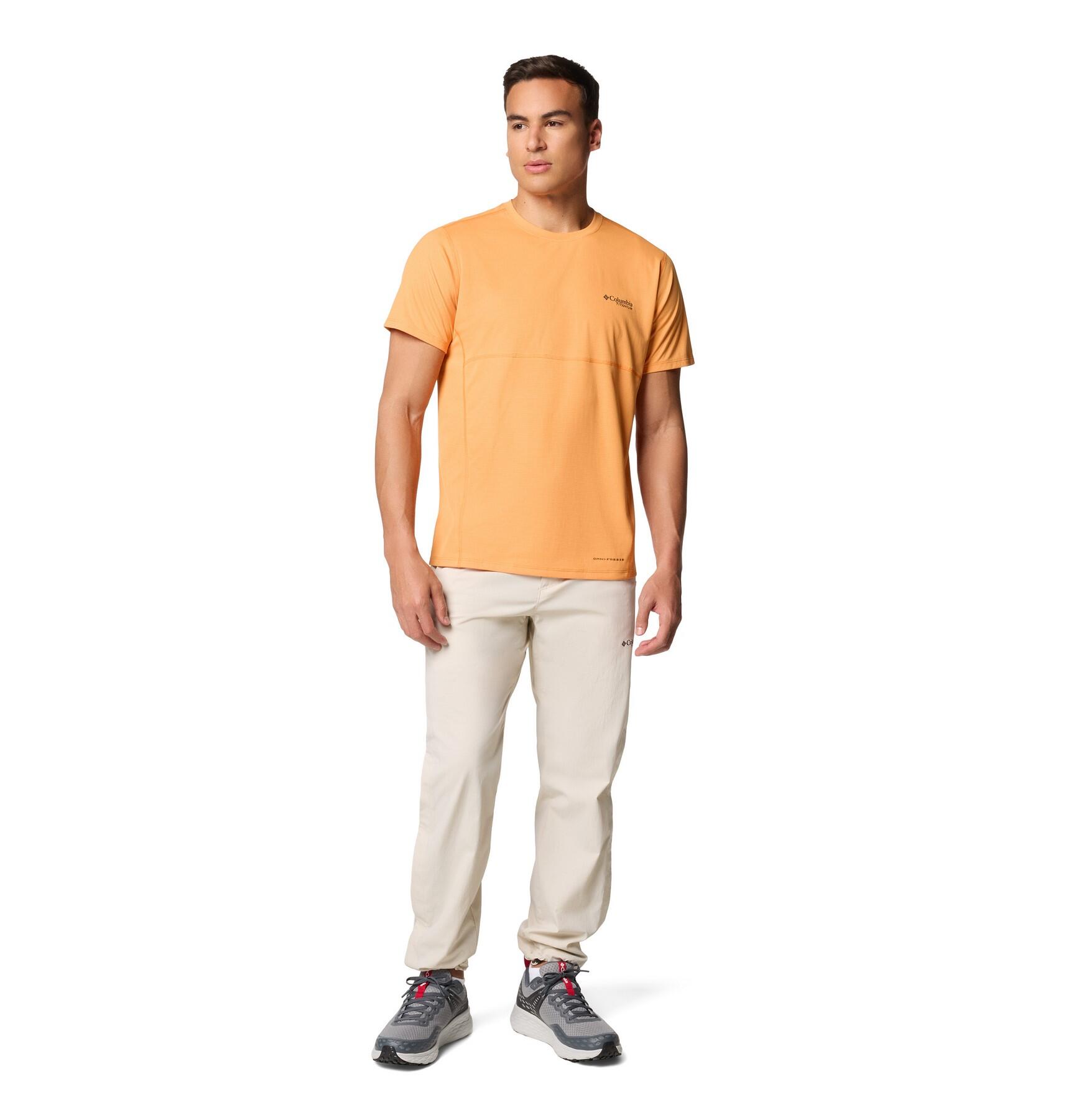 T-shirt technique Columbia Cirque River Pro Orange manches courtes 4/7
