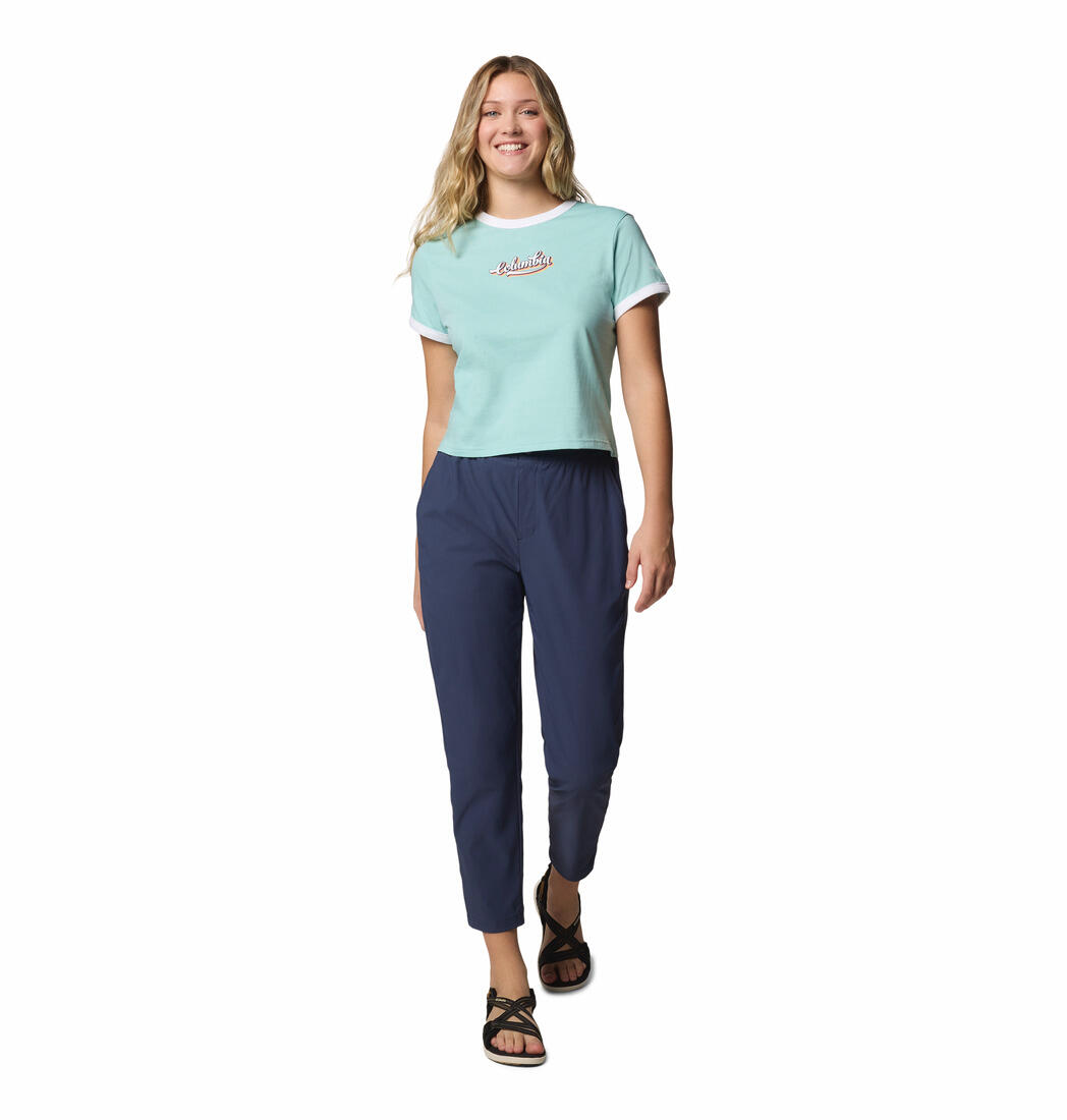 Columbia Camiseta Rolling Bend Turquesa 5/6
