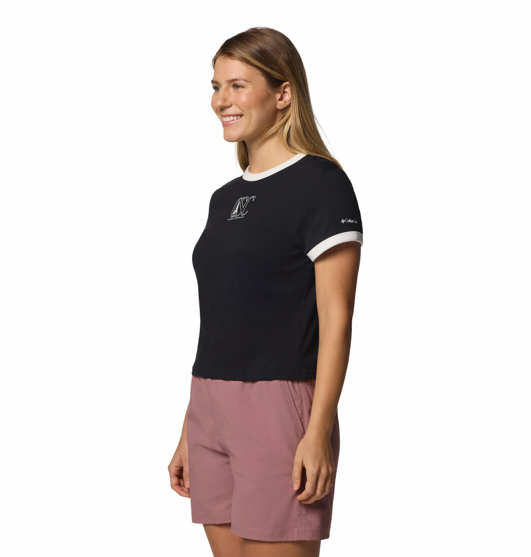 Columbia Camiseta Rolling Bend Negro 3/5