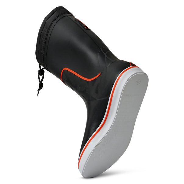 Tall Sailing Boots - Black/Solar 3/7