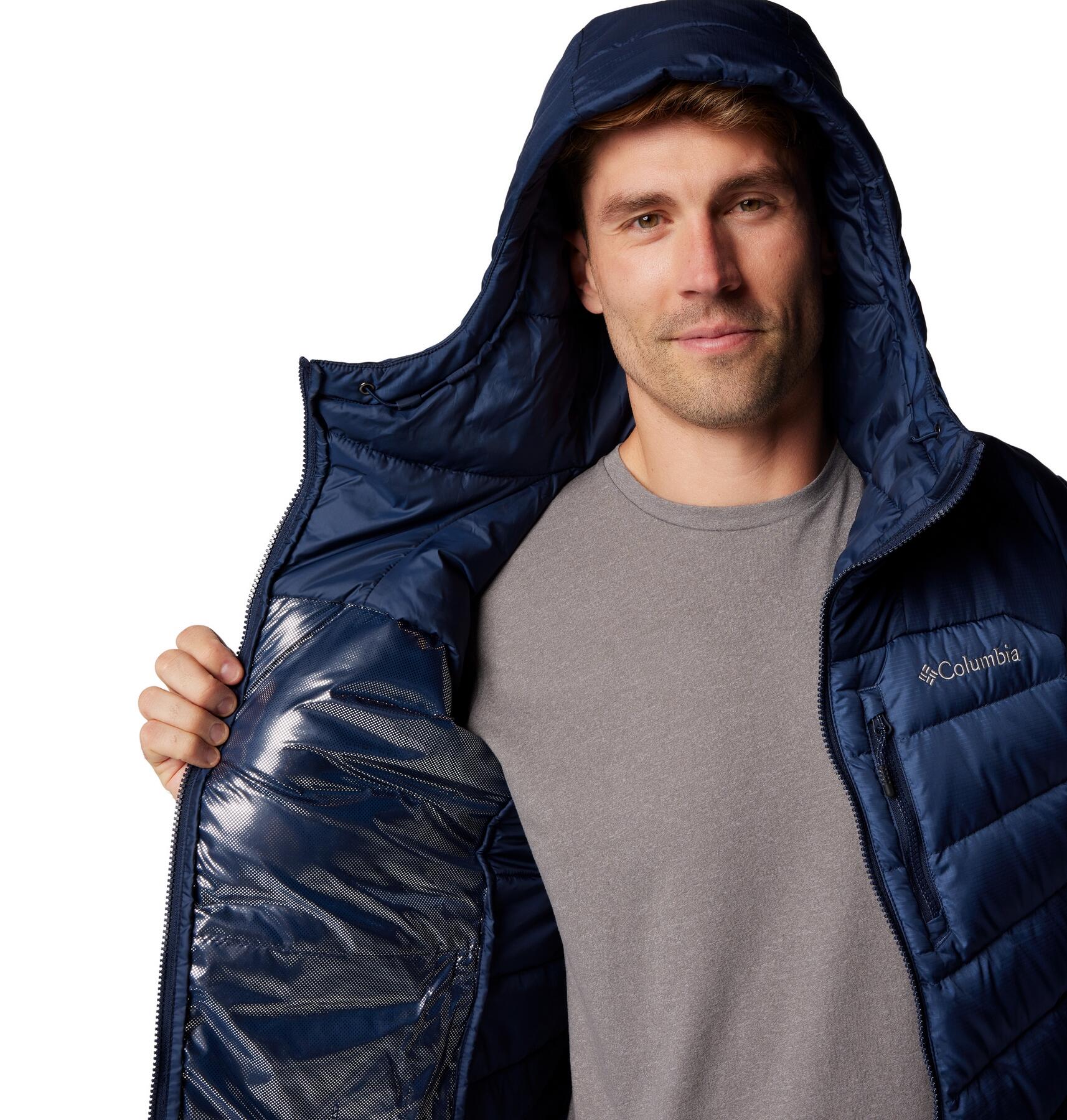 Veste matelassée pour homme Columbia Autumn Park II à capuche 6/7