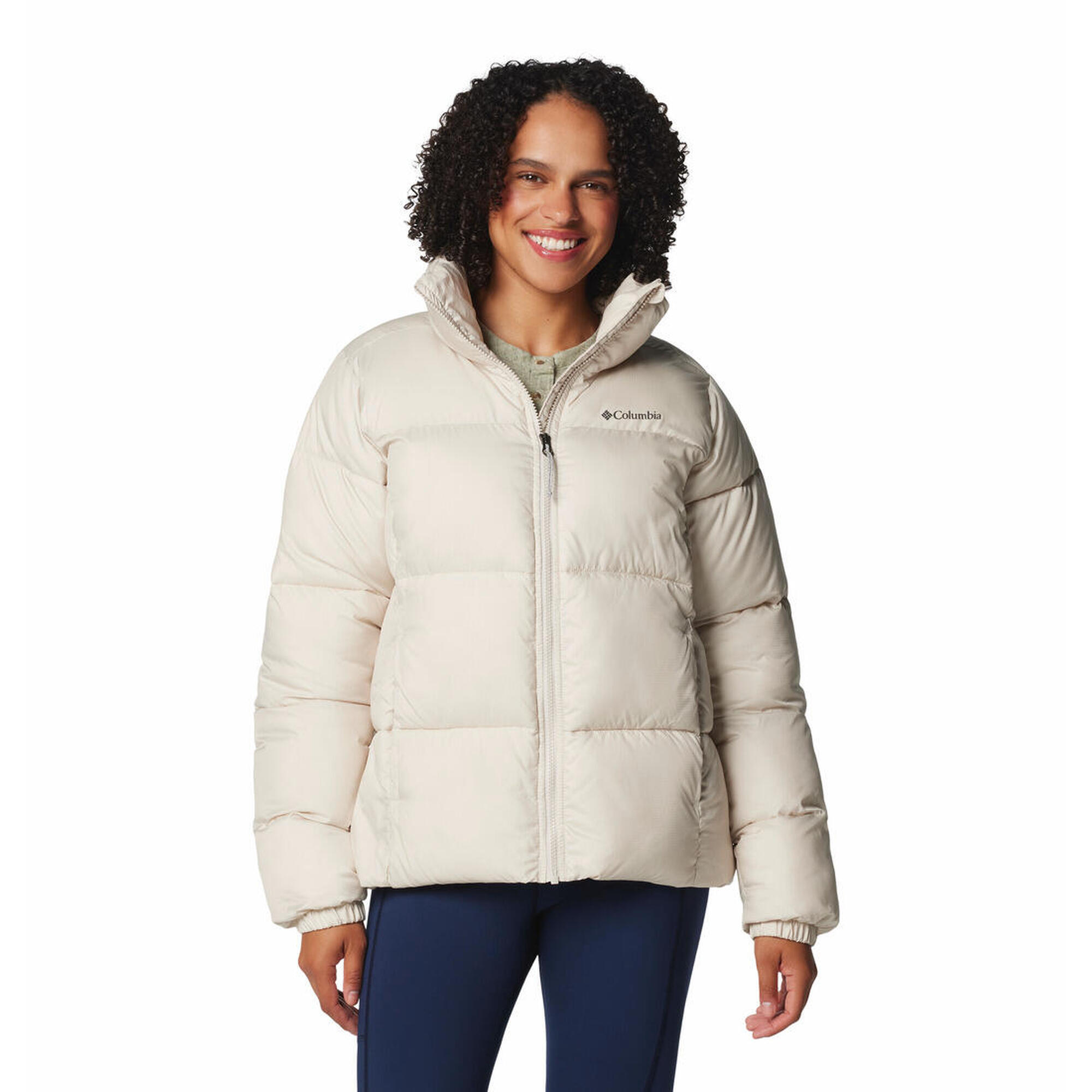 Columbia - Manteau D'Hiver Femme Puffect Ii - Blouson - Beige - Decathlon