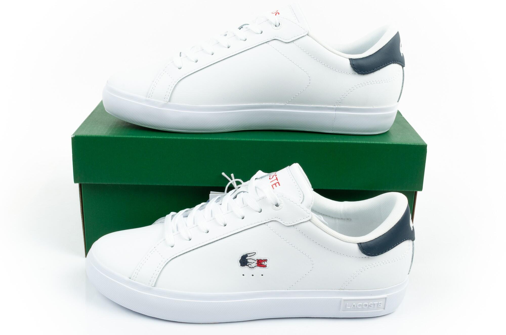 Baskets Lacoste Modèle Powercourt Couleur Blanc 7/7