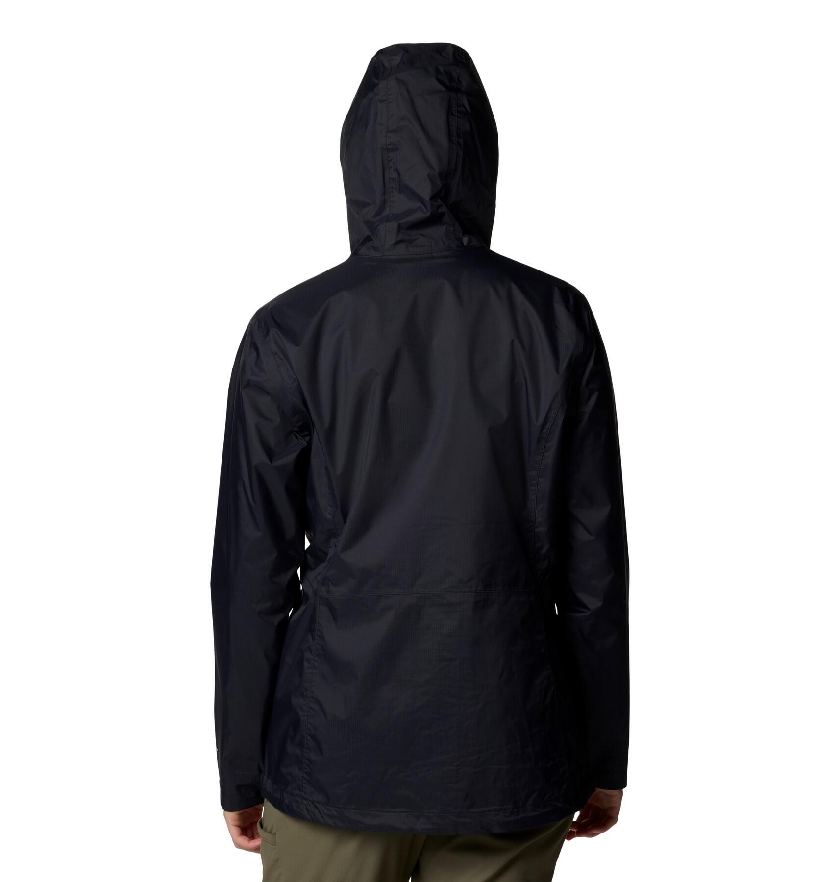 Giacca Columbia Impermeabile Nera 2/7