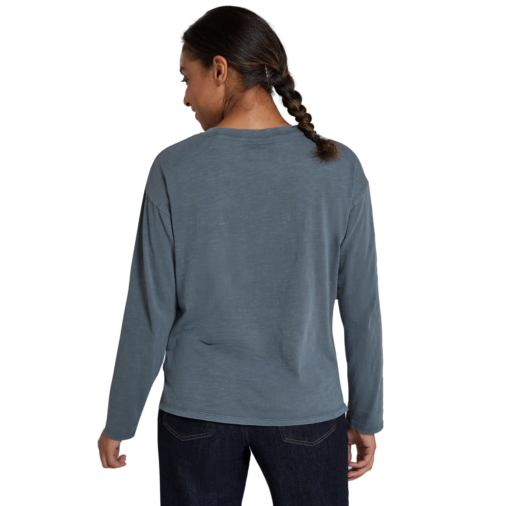 Womens/Ladies Lola LongSleeved TShirt (Petrol) 2/2
