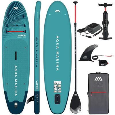 Aqua Marina Vapor 10'4“ Aufblasbares SUP Board + PBG6 Pumpe