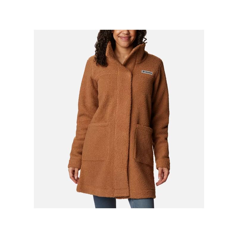 Columbia - Columbia Veste Longue En Polaire Panorama Femme - Camel Brown - Polaire - Marron - 40 M - Decathlon
