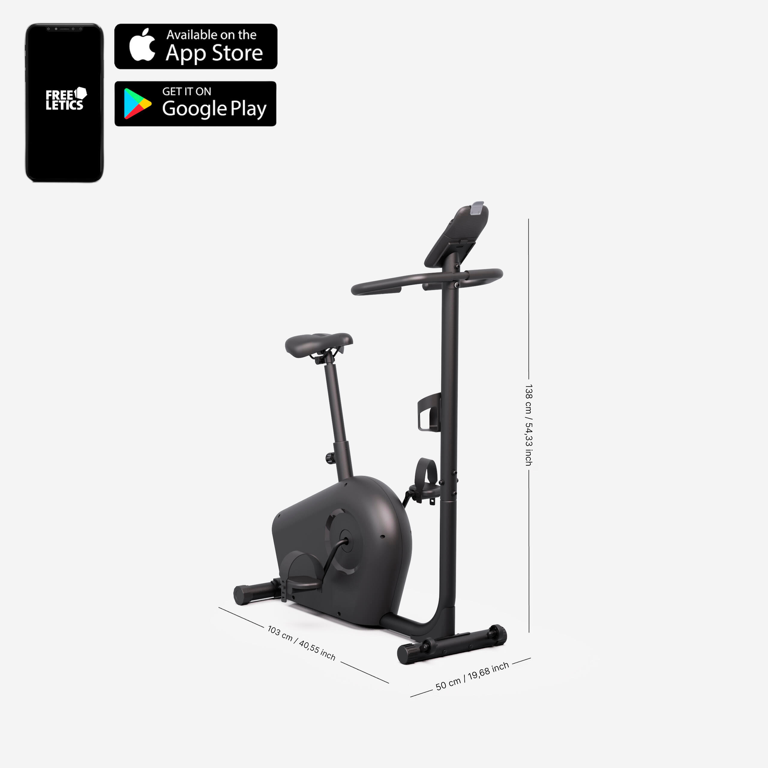 Tweedehands Compacte hometrainer met gemotoriseerde weerstand EB140 B 2/5