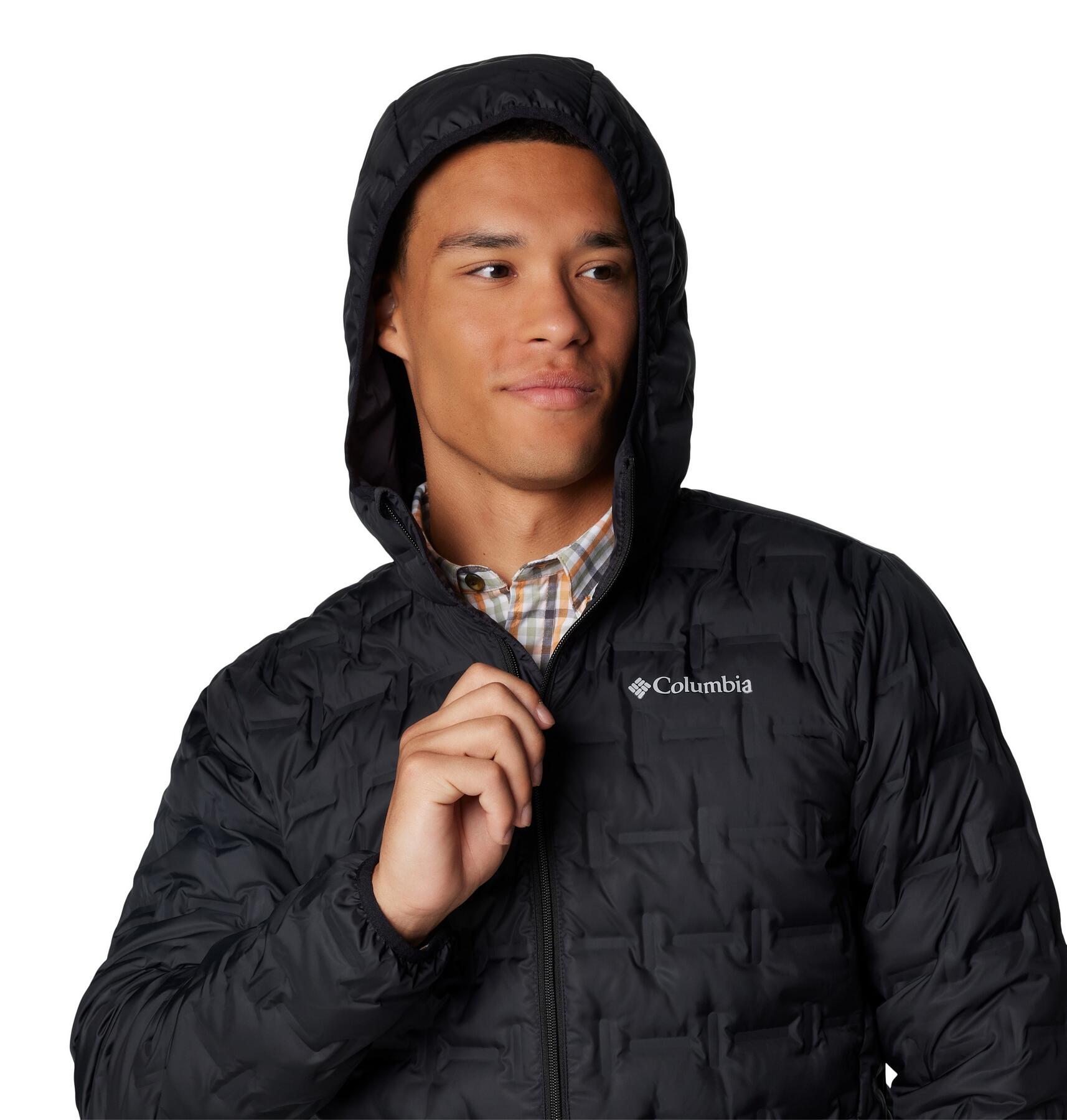 Casaco acolchoado Columbia Delta Ridge II preto para homem 5/5