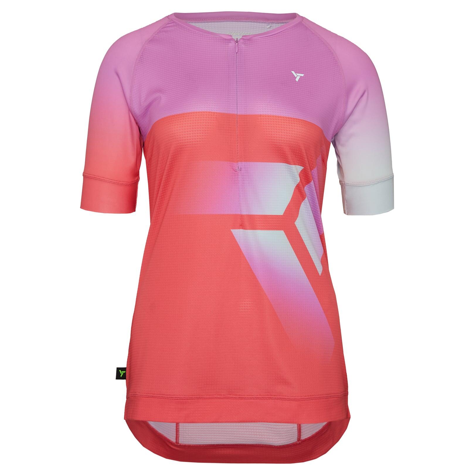 Silvini - Maillot Vélo Manches Courtes Femme Stabina Wd1432 - Maillot Manches Courtes - Rose - Decathlon