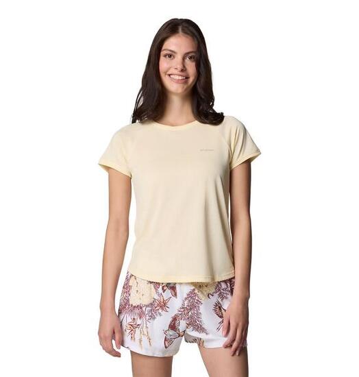 Camisetas Y Camisas Mujer - COLUMBIA Bogata Bay™ SS Tee - Lemon Wash